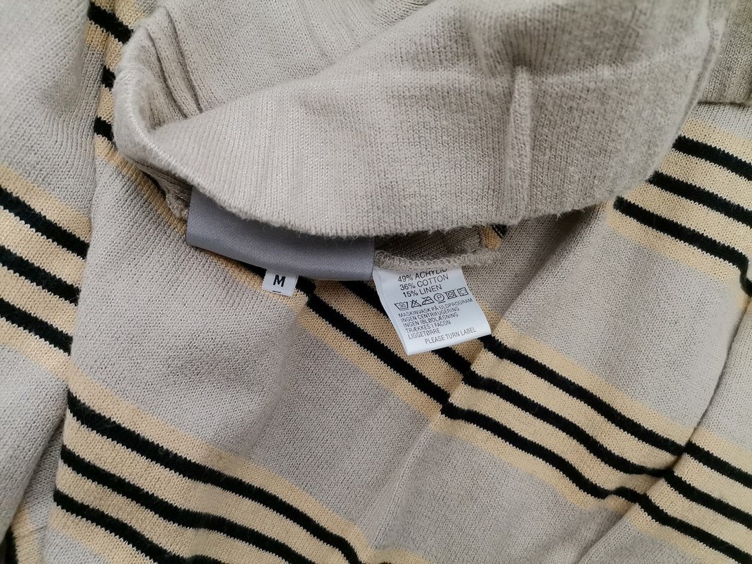 BITTE KAI RAND Size M Color Szary Pasy Spódnica Maxi Długa Fabric Akryl