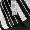 Wallis Size M Color Czarny Pasy W serek Sukienka Sweterkowa Krótki rękaw Krótka Fabric Wiskoza 100%