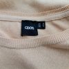 ASOS Size 16 (44) Color Beżowy Okrągły dekolt Sukienka Sweterkowa Długi rękaw Długa Fabric Bawełna 100%