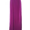 Milieu Size L Color Fioletowy Spódnica Maxi Długa Fabric Wiskoza 100%