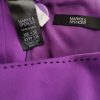 Marks&spencer Size 12 (40) Color Fioletowy Okrągły dekolt Sukienka Ołówkowa Bezrękawnik Midi Fabric Bawełna