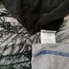 Wearhouse Size 44 Color Czarny Pasy Okrągły dekolt Sukienka Trapezowa Rękaw 3/4 Do Kolan Fabric Wiskoza