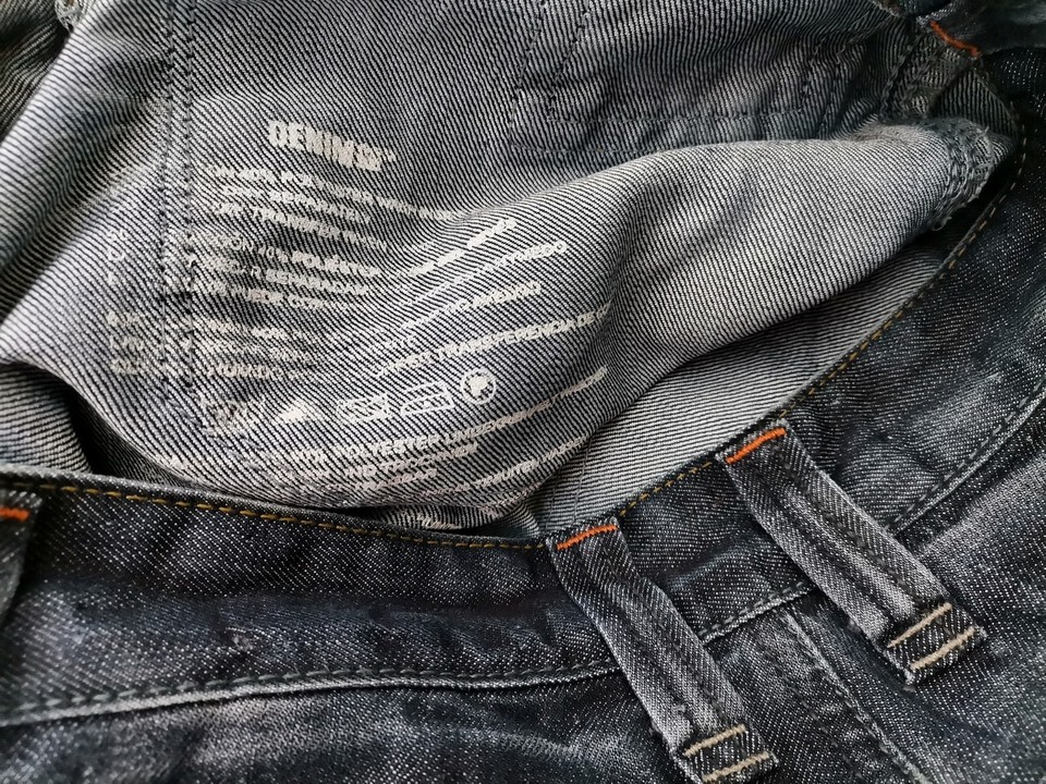 Denim Co. Size W32 L32 Color Granatowy Fabric Bawełna