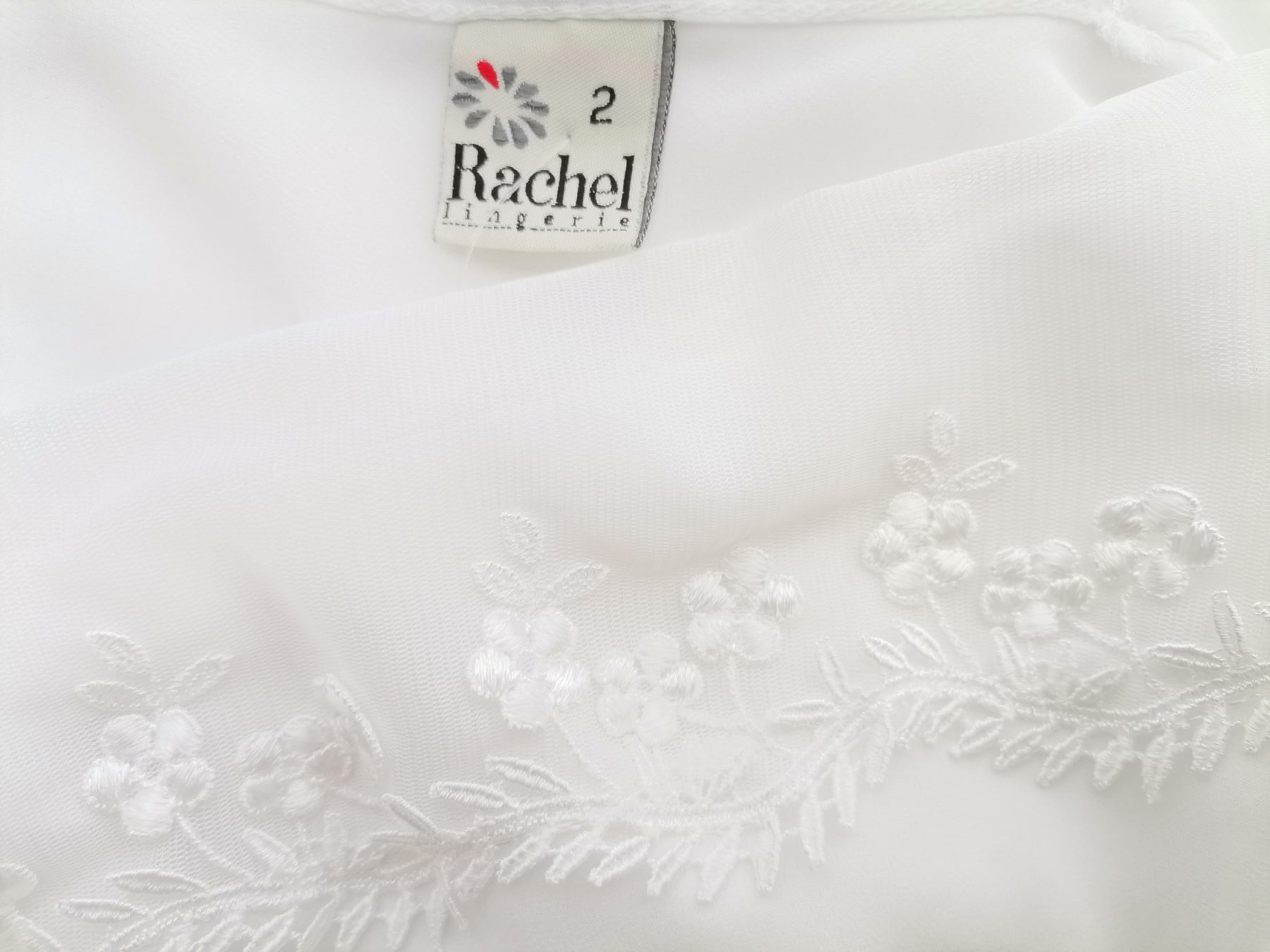 Rachel lingerie Size 2 (38) Color Biały Odkryte Ramiona Sukienka na Ramiączkach Bezrękawnik Do Kolan