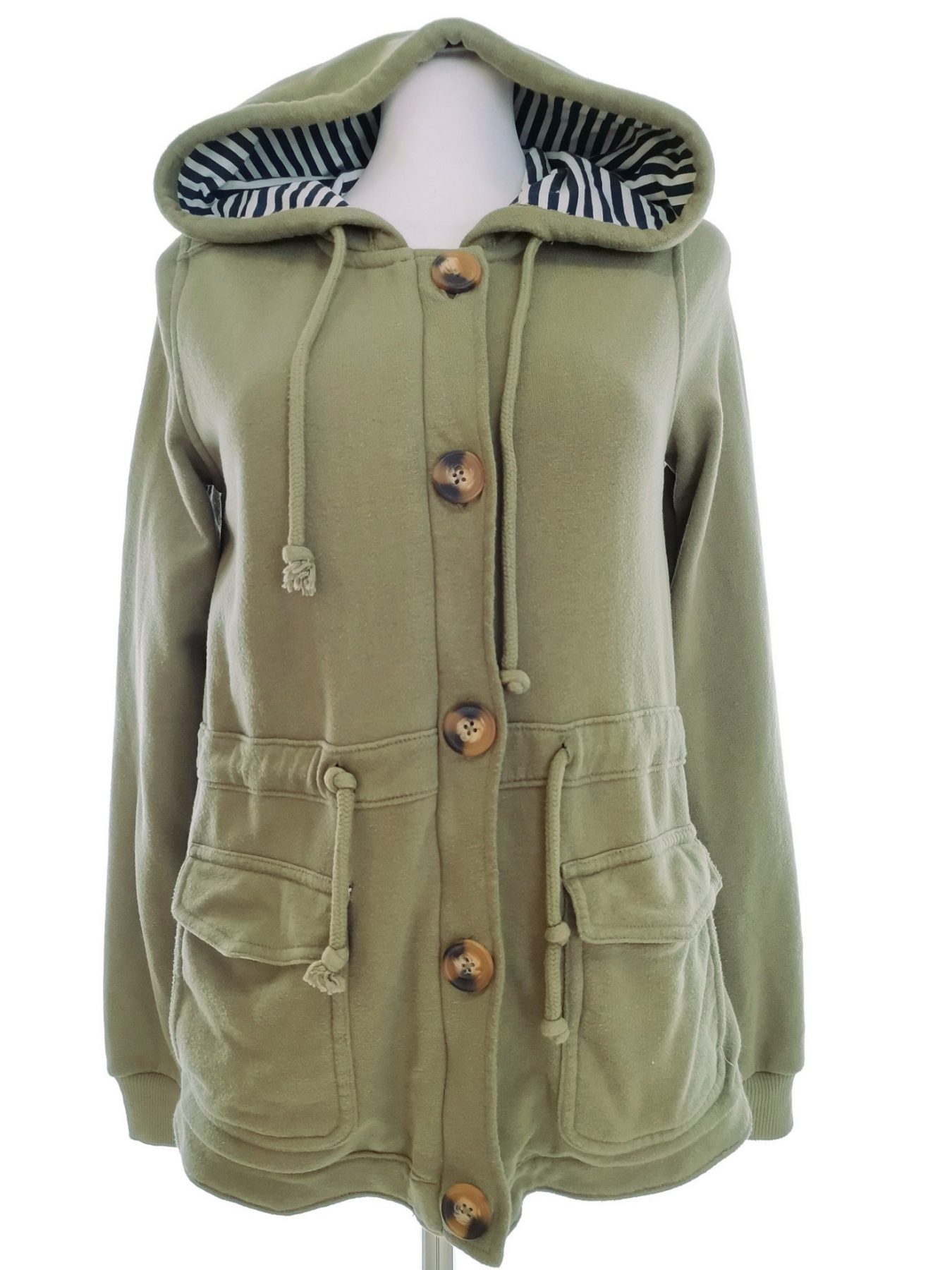 Hollister Size M Color Khaki Kurtka Długi rękaw Fabric Bawełna