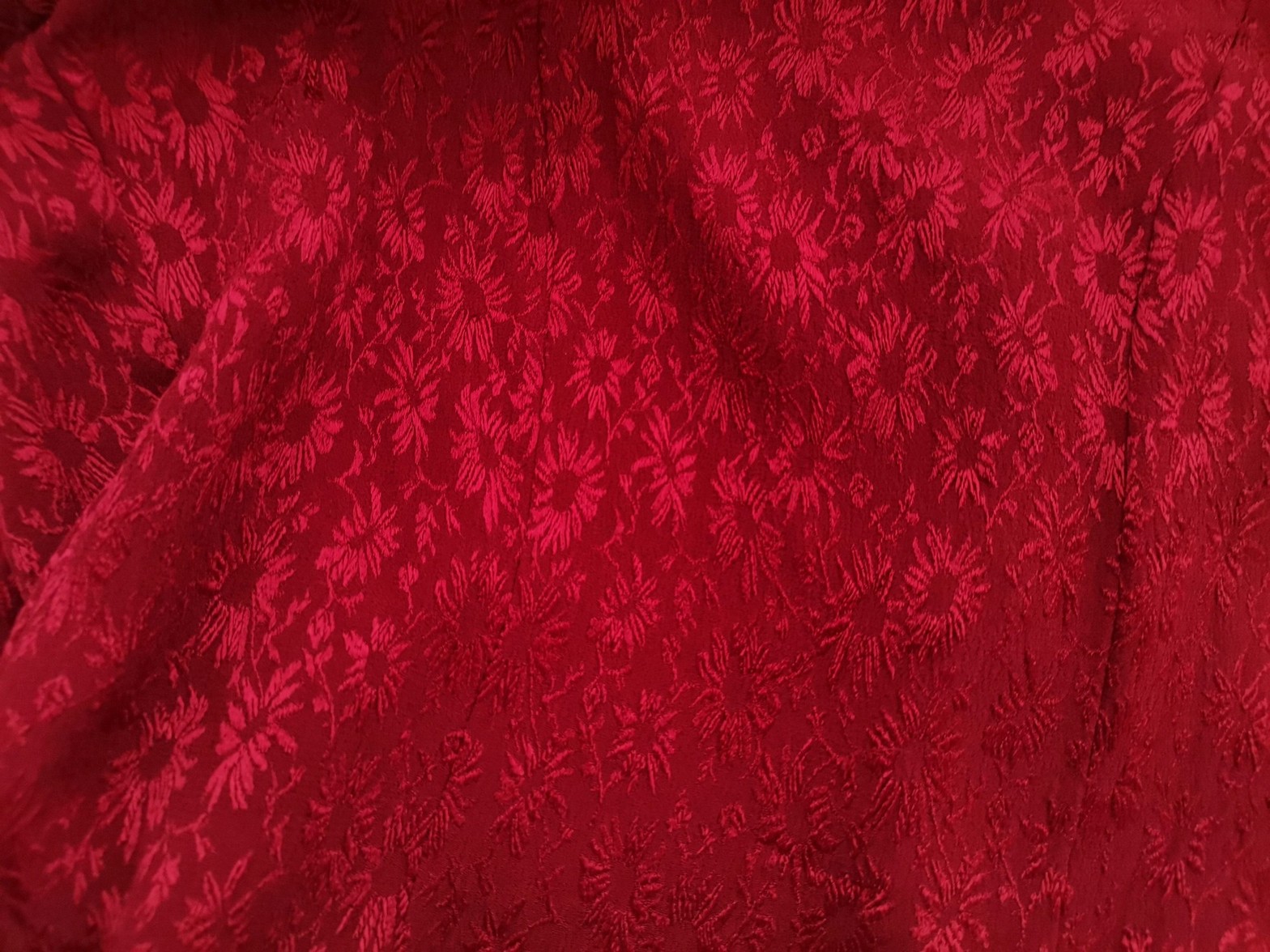 Laura ashley Size 8 (34) Color Czerwony Okrągły dekolt Sukienka Maxi Krótki rękaw Długa