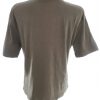 CC Size XL Color Khaki W serek Bluzka Krótki rękaw Fabric Bawełna 100%