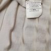 Sisley Size 38/40 Color Szary Pasy Okrągły dekolt Bluzka Krótki rękaw Fabric Bawełna