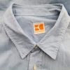 Hugo Boss Orange Size L Color Niebieski Kołnierz Męska Koszula Casual Długi rękaw