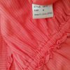 Saint tropez Size M Color Różowy Pasy Odkryte Ramiona Sukienka na Ramiączkach Bezrękawnik Do Kolan Fabric Bawełna 100%