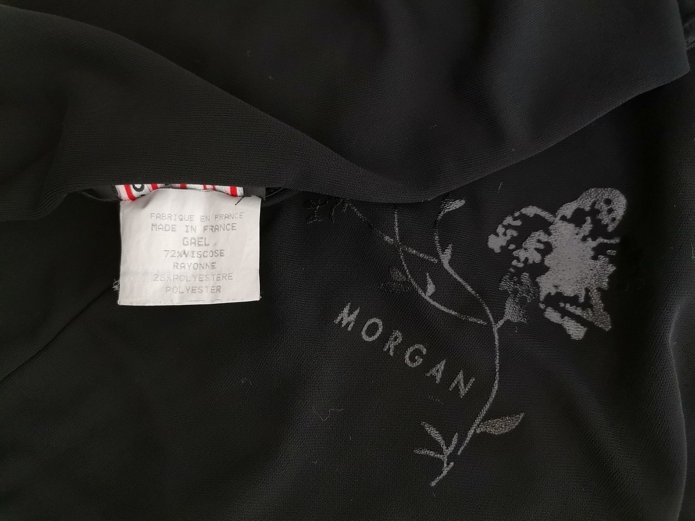 Morgan Size 34/36 Color Czarny Kwadratowy dekolt Sukienka Maxi Bezrękawnik Długa Fabric Wiskoza