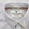 American Eagle Size L Color Niebieski Kołnierz Męska Koszula Casual Długi rękaw Fabric Bawełna 100%