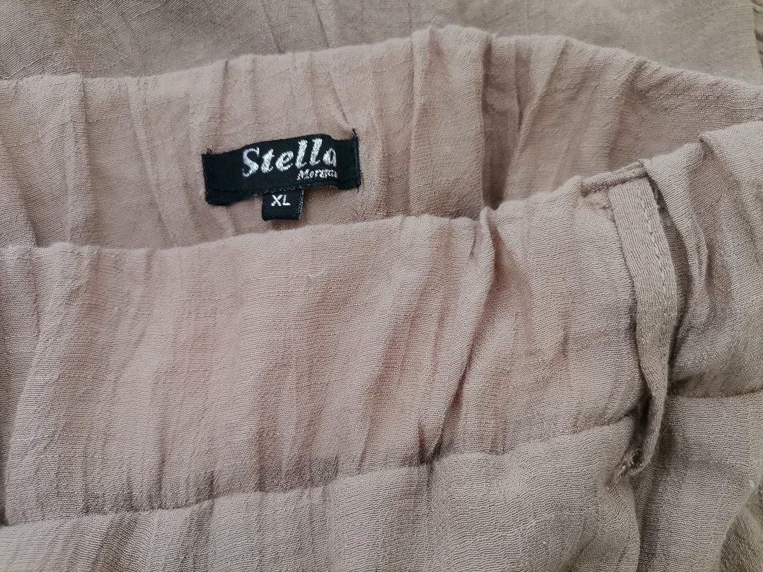 STELLA MORGAN Size XL Color Brązowy Spódnica Maxi Długa Fabric Bawełna