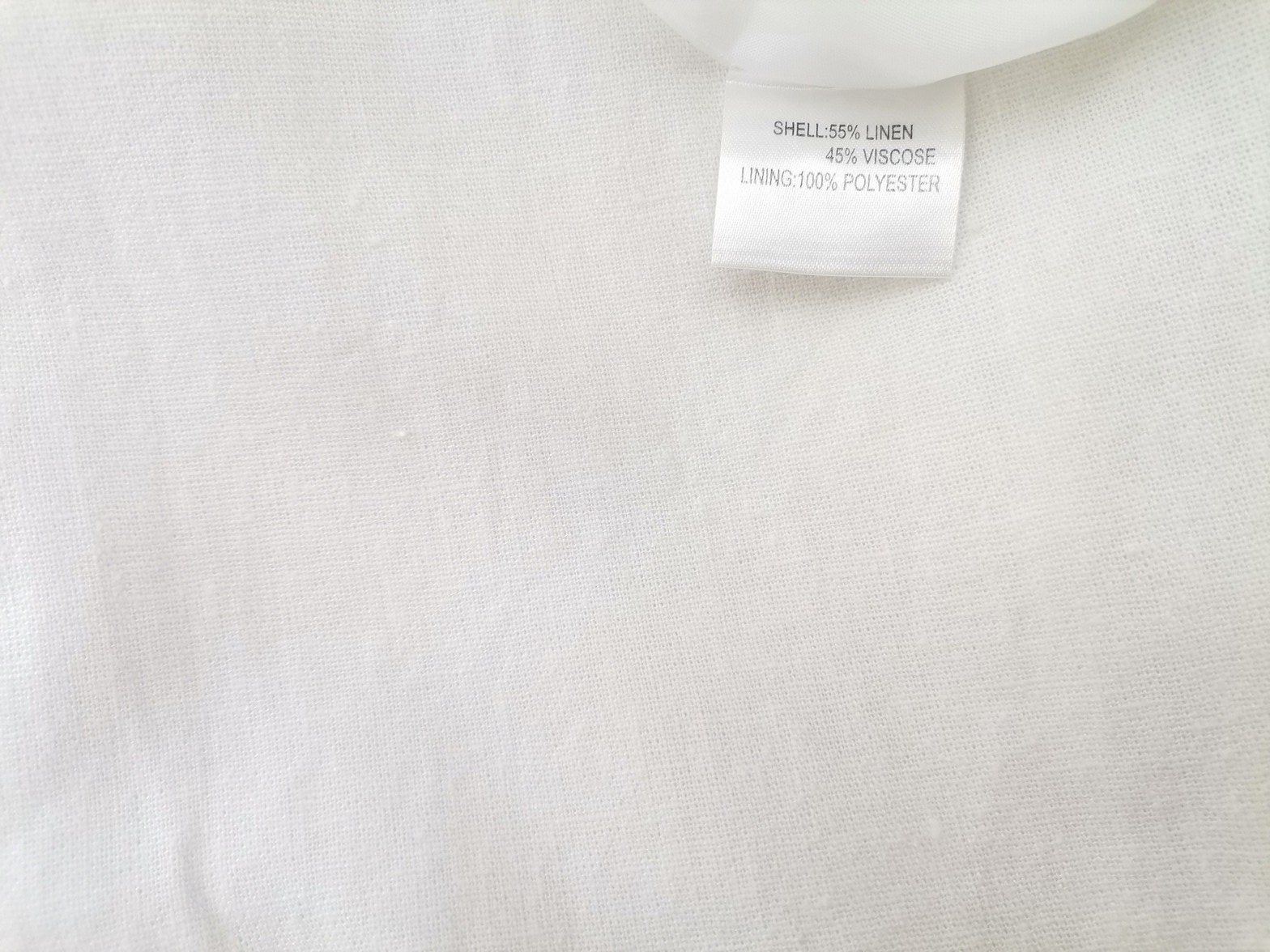 Sasha Size 8 (36) Color Biały Spódnica Trapezowa Midi Fabric Len