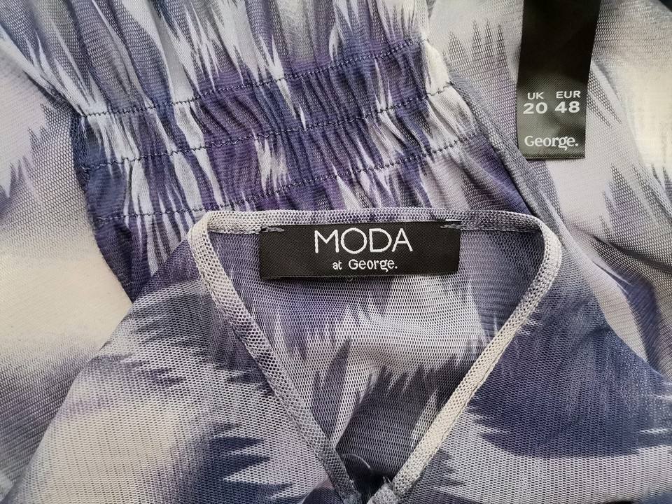 Moda at George Size 20 (48) Color Niebieski Kamizelka Bezrękawnik