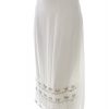 Boohoo Size 8 (36) Color Biały Spódnica Maxi Długa