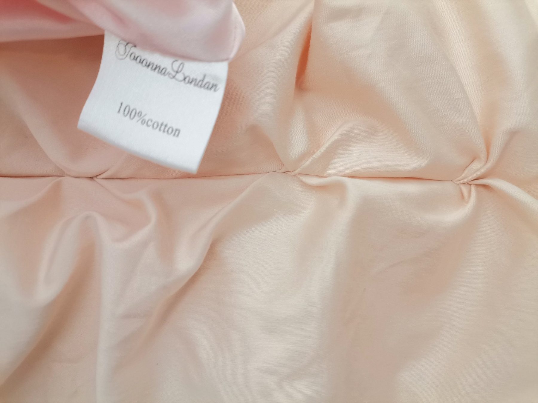 Jovonna London Size 12 (40) Color Pudrowy Okrągły dekolt Suknia Balowa Sukienka Wieczorowa Krótki rękaw Do Kolan Fabric Bawełna 100%