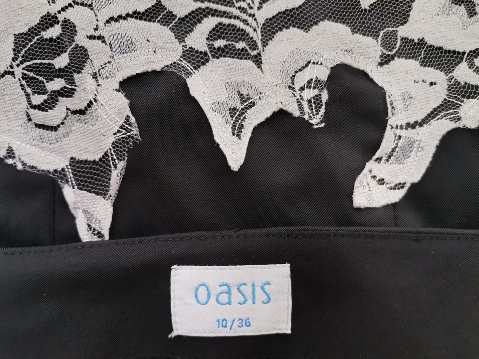 Oasis Size 10 (36) Color Czarny Halter Sukienka Maxi Bezrękawnik Długa