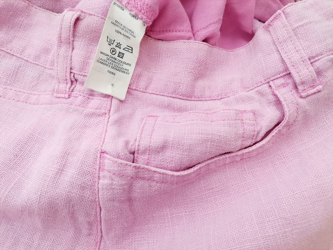 Dorothy perkins Size 14 (42) Color Różowy Spódnica Prosta i Ołówkowa Midi Fabric Ramie