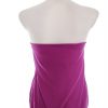 Sisley Size XS Color Fioletowy Halter Bluzka Bezrękawnik Fabric Jedwab 100%