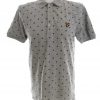 Lyle & Scott Size L Color Szary Kołnierz Męska Koszula Polo Krótki rękaw Fabric Bawełna 100%