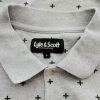 Lyle & Scott Size L Color Szary Kołnierz Męska Koszula Polo Krótki rękaw Fabric Bawełna 100%