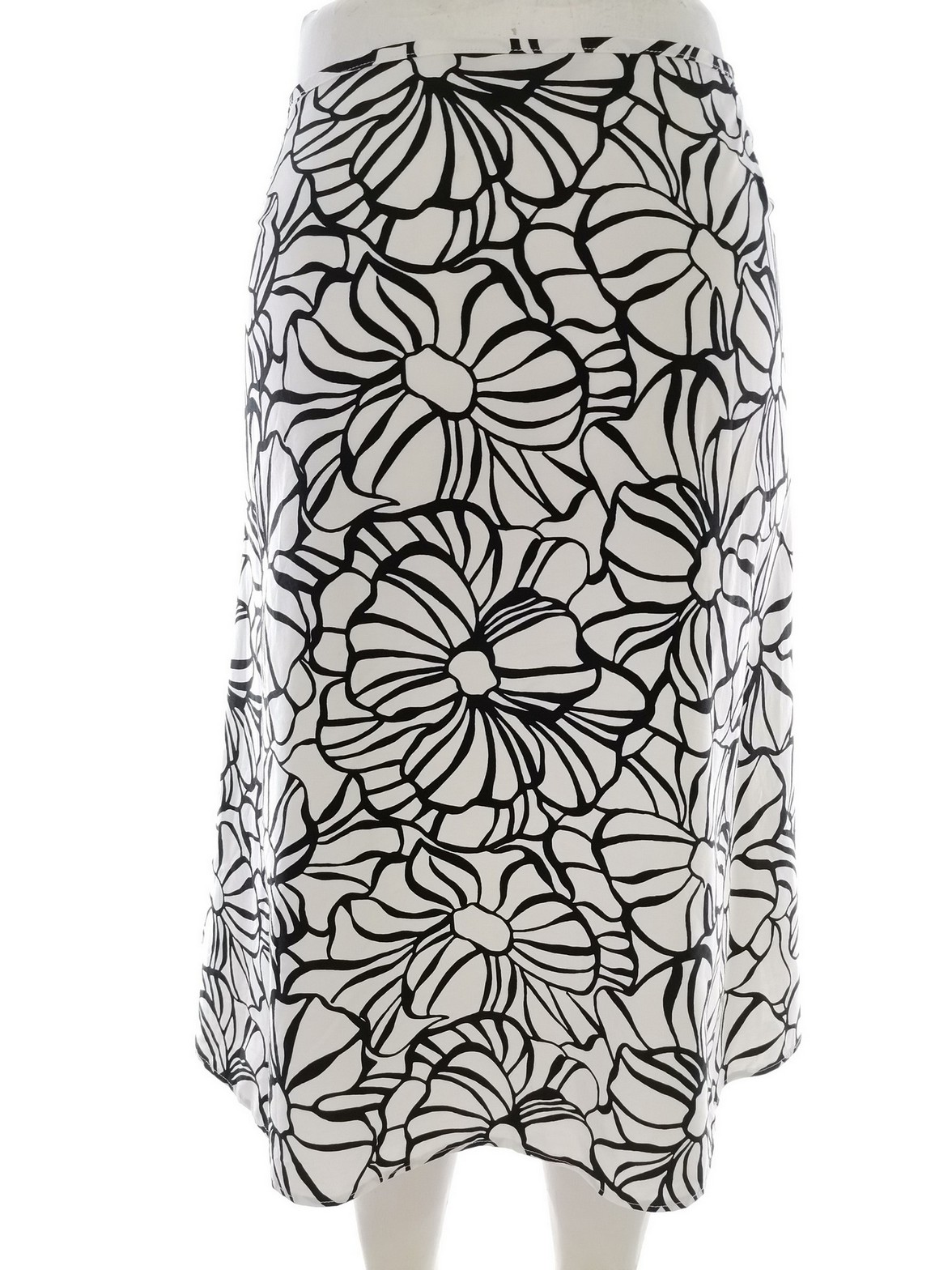 Dorothy perkins Size 20 (48) Color Czarny Spódnica Trapezowa Midi Fabric Bawełna 100%