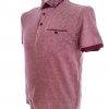 Ted Baker Size 3 (L) Color Purpurowy Kołnierz Męska Koszula Polo Krótki rękaw Fabric Bawełna 100%