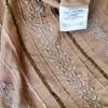 Reiss Size 10 (38) Color Brązowy Spódnica Rozkloszowana Midi Fabric Bawełna 100%