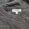 Reiss Size L Color Granatowy Okrągły dekolt Tunika Bluzka Dzianina Krótki rękaw