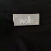 Wallis Size 12 (40) Color Czarny Spódnica Trapezowa Midi Fabric Bawełna 100%