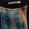 Wearhouse Size XL Color Czarny Okrągły dekolt Bluzka Bezrękawnik Fabric Wiskoza