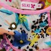 Silke Size M Color Kolorowa Okrągły dekolt Bluzka Krótki rękaw Fabric Bawełna 100%