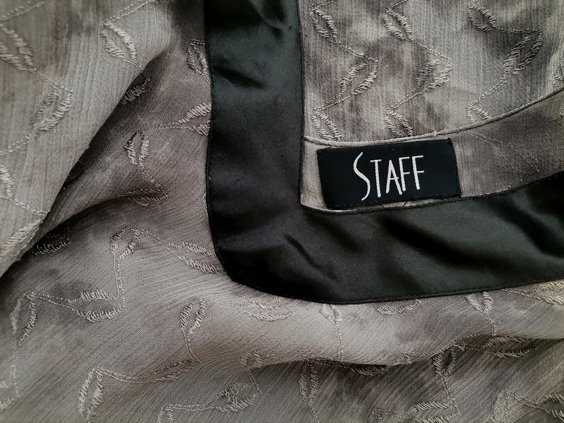 Staff Size 50/52 Color Szary W serek Bluzka Długi rękaw