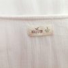 Hollister Size S Color Biały Okrągły dekolt Bluzka Rękaw 3/4 Fabric Wiskoza 100%