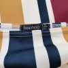 Boohoo Size 12 (40) Color Granatowy Pasy Odkryte Ramiona Tunika Bluzka Bezrękawnik