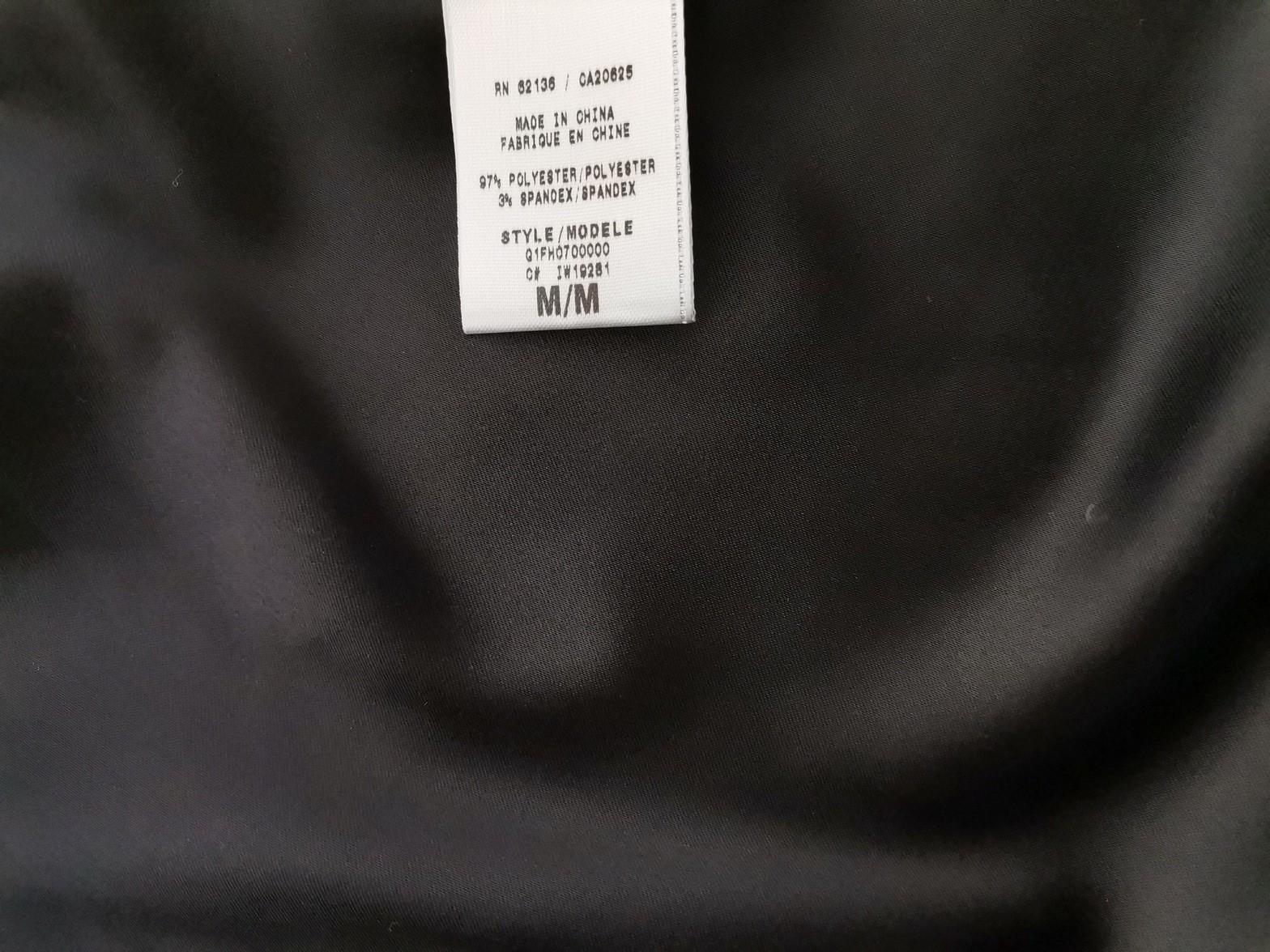 Guess Size M Color Czarny Na Jedno Ramię Bluzka Krótki rękaw