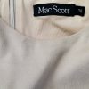 Mac Scott Size 38 Color Beżowy Crew Neck Bluzka Bezrękawnik