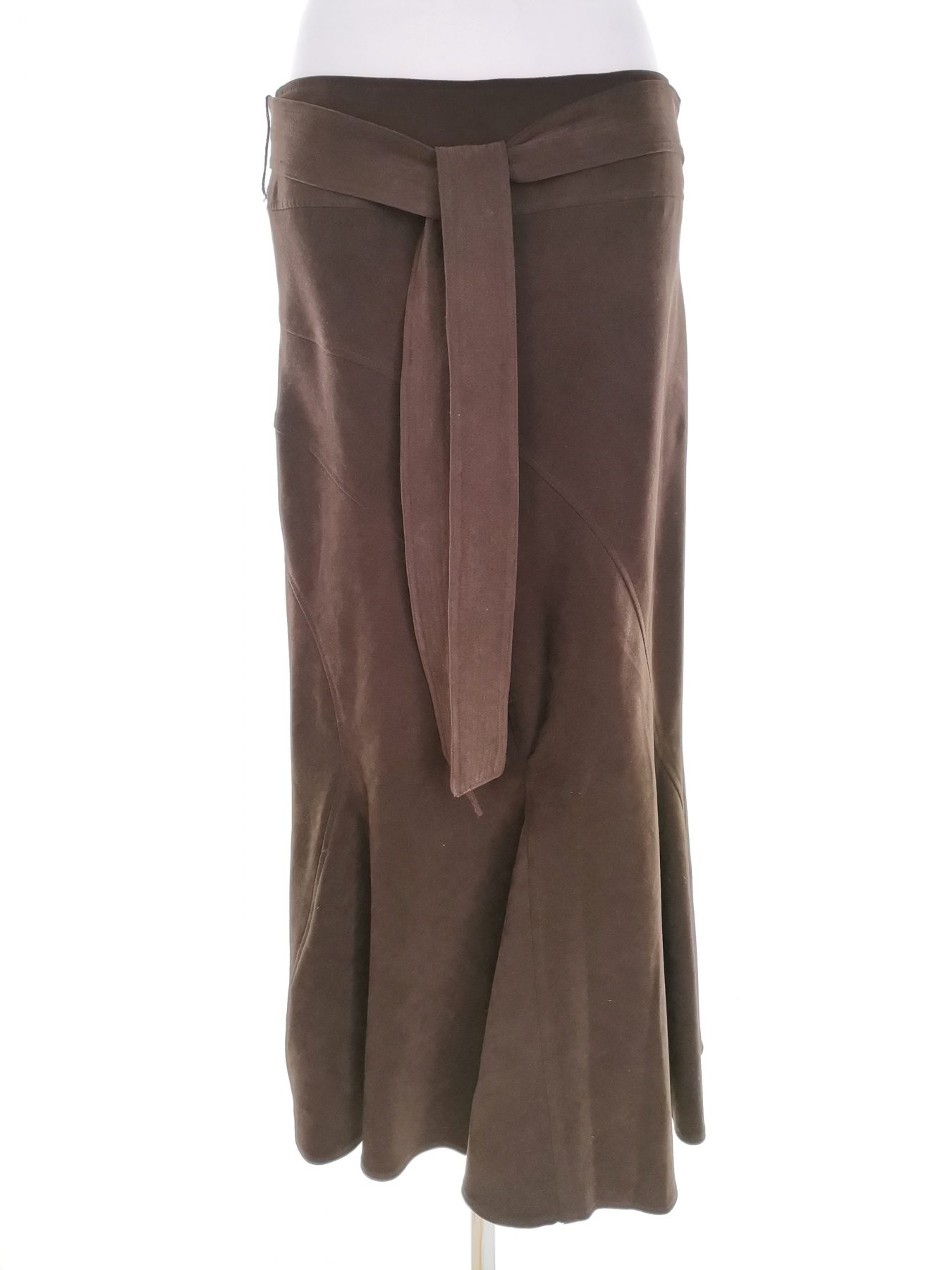 Wallis Size 10 (38) Color Brązowy Spódnica Maxi Długa