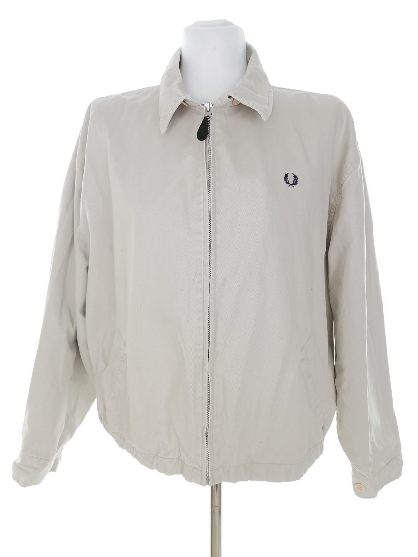 Fred Perry Size XL Color Kremowy Kurtka męska Długi rękaw Fabric Bawełna 100%