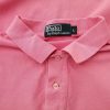 Polo Ralph Lauren Size L Color Różowy Kołnierz Męska Koszula Polo Krótki rękaw Fabric Bawełna 100%