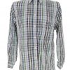 Gant Size L Color Niebieski Krata Kołnierz Męska Koszula Casual Długi rękaw Fabric Bawełna 100%