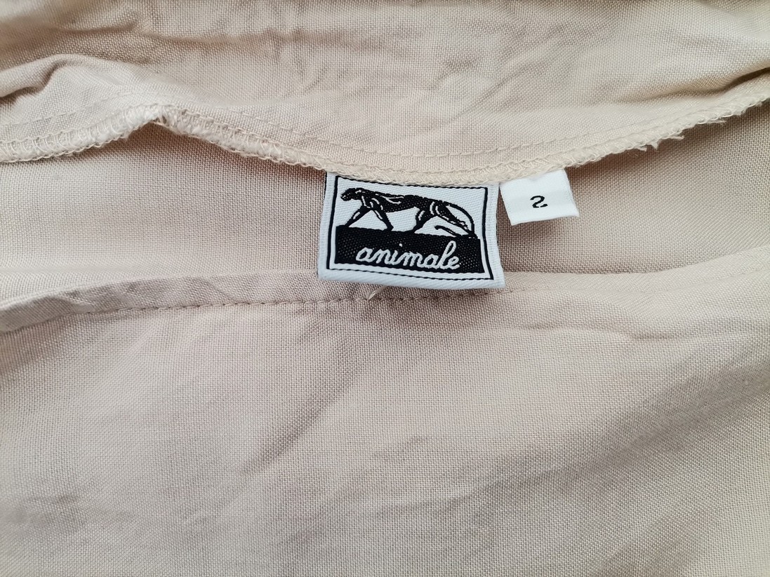 ANIMALE Size 2 (36) Color Kremowy Spódnica Maxi Długa Fabric Len