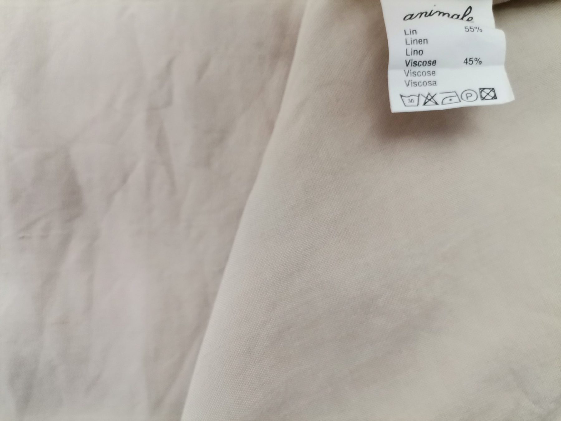 ANIMALE Size 2 (36) Color Kremowy Spódnica Maxi Długa Fabric Len