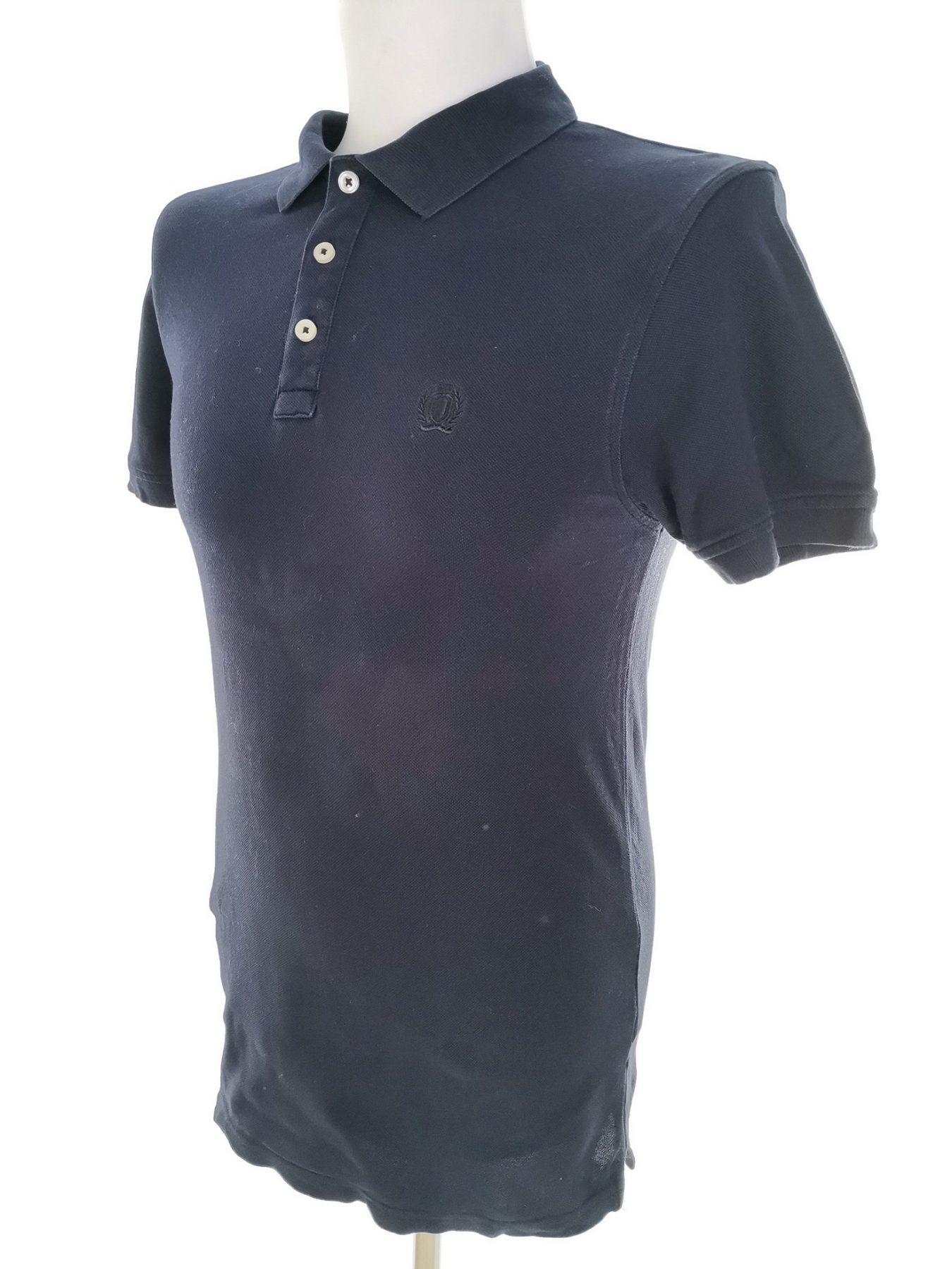 Zara Size M Color Granatowy Kołnierz Męska Koszula Polo Krótki rękaw Fabric Bawełna 100%