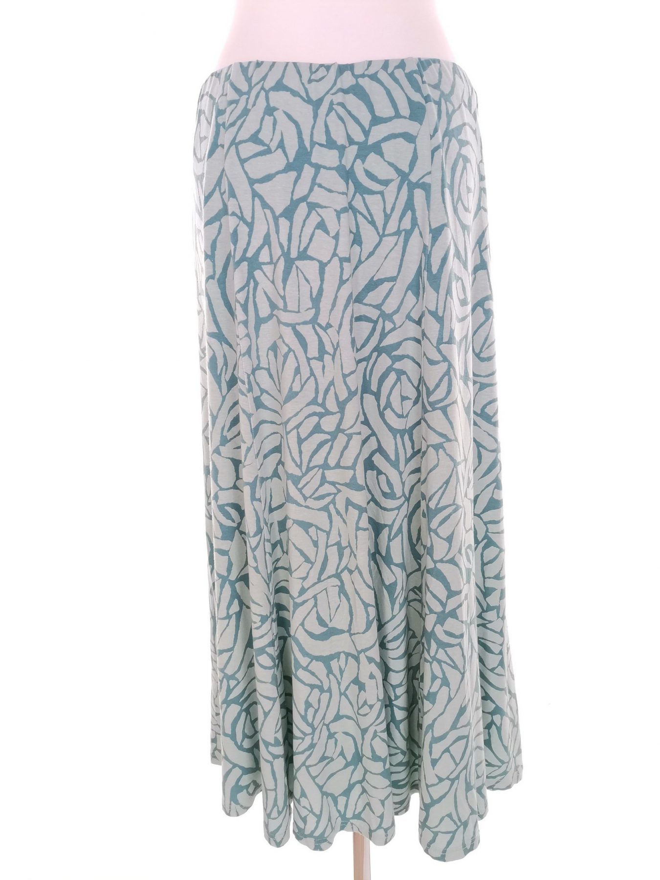 Eastex Size 18 (44) Color Niebieski Spódnica Maxi Długa Fabric Wiskoza