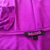 Indiska Size S Color Purpurowy W łódkę Tunika Bluzka Długi rękaw Fabric Wiskoza 100%