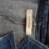 Vero moda Size 38 Color Granatowy Kołnierz Żakiet z zapięciem Długi rękaw Fabric Bawełna