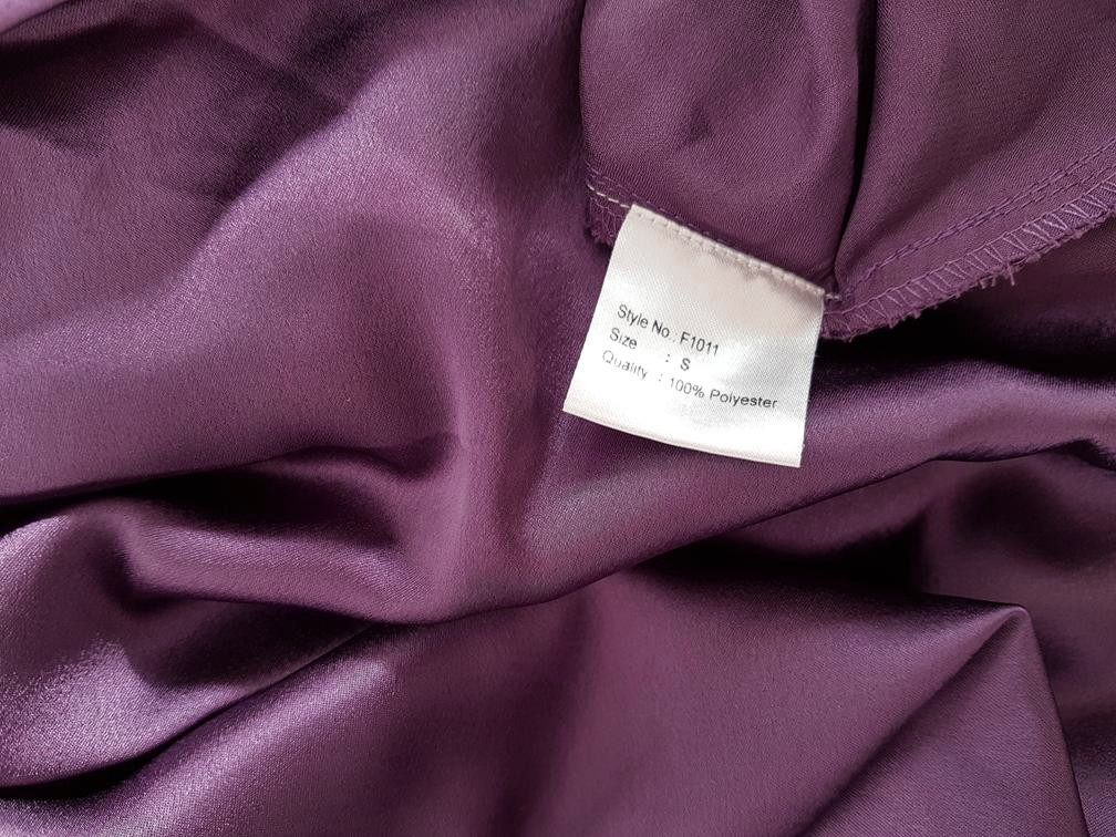 Saint tropez Size S Color Fioletowy Dekolt U Tunika Bluzka Bezrękawnik