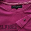 Tommy hilfiger Size L Color Fuksja Męski T-Shirt Krótki rękaw Fabric Bawełna 100%